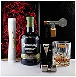 Geschenk Connemara Peated Original irischer Single Malt Whiskey + Portionierer + Glas + 2 Whisky Kühlsteine