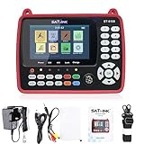 VISLONE Satfinder Messgerät ST-5150 DVB-S2 / T2 / C COMBO HD Satelliten-TV-Signalfinder Digitaler Handsignalmesser Satellitenfinder H.265