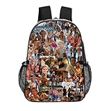 ILWVWVHK Outer Banks Rucksack, trendig, PVC, transparent, wasserdicht, für Jungen, Mädchen, Kinder, leicht