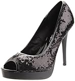 2 Lips Too Damen Too Haughty Plateau-Pumpe, schwarz, 37.5 EU