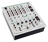 Pronomic DJM-500 5-Kanal DJ Mixer - Auto BPM-Counter und 2 Cue Modi - Integriertes Effektgerät mit 46 Presets - Silber