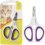OneCut Krallenschere Katzen - Krallenschere für Hunde, Profi Haustiere Krallenknipser mit Rutschfesten Griffen Sind Perfekt für Kaninchen,Hunde und Katzen