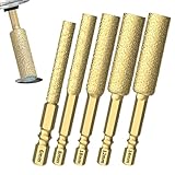 Keramik-Fliesenbohrer, Glasschleifer, rutschfest, Bohrer-Set für harte Materialien | für Klempner Reformer, Sanitär, Installation von Wandfliesen Ziegel