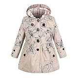 Mäntel für kleine Mädchen, Hunde, Kleinkinder, Kinder, Mädchen, Jungen, lässige Jacke, langärmelig, mit Kapuze, dicke Oberbekleidung, Windbreaker, große Kinder, Wintermantel, A013-I, 4-5 Years