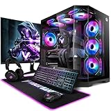Vibox Gaming PC Set Komplett • Monitor 27 Zoll • Intel Core i9 12900KF 5,2GHz • Nvidia RTX 5080 16GB • 32GB RAM • 2TB NVMe SSD • Windows 11 • WLAN • Schwarz