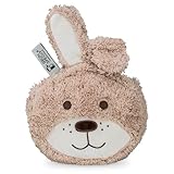 GRÜNSPECHT Mein kleiner Wärmefreund Hase, Kirschkern-Wärmekissen mit waschbarem Bezug für Kinder, wärmendes Kuscheltier bei Bauchschmerzen & Erkältung (179-V1)