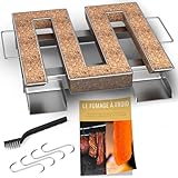 Kaltrauchgenerator/Räucherschnecke für Räucherofen Fleisch und Fisch + 4 Fleischerhaken und 1 Reinigungsbürste - Gratis E-Book