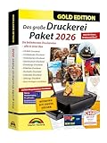 Das große Druckerei Paket 2026 - Einladungen, Glückwunsch Karten, Etiketten, CD-DVD Labels, Visitenkarten für Windows 11, 10, 8.1, 7