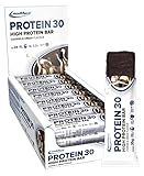 IronMaxx Protein 30 Eiweißriegel - Cookies and Cream, 24 x 35g | palmölfreier und glutenfreier Proteinriegel mit Vitaminen | für zuckerreduzierte und Low-Carb-Ernährung geeignet