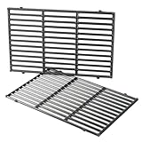 onlyfire Gusseisen Grillrost für Weber Genesis E-310, E-320, E-330, S-310, S-320, S-330(2011-2016), Gussrost Gasgrill, Ersatzteil für Weber 7528 7524, 49,5 x 32,8cm