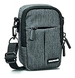 CULLMANN - 90225 - MALAGA Compact 300 - Grau - Kameratasche für Kompaktkamera - 70x110x40mm