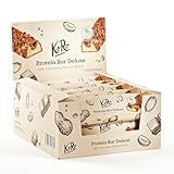 KoRo - Protein Bar Deluxe Peanut Butter 12 x 55 g - Extra viel nussige Füllung - Hoher Proteingehalt- Ideal für unterwegs