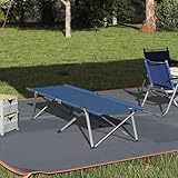Tidyard Klappbett, faltbares Campingbett aus Metall mit 600D Polyester Bezug, Robustes Reisebett für Erwachsene – ideal für Outdoor-Ausflüge42003116