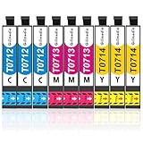 GILIMEDIA T0715 Druckerpatronen Kompatibel für Epson T0715 Multipack für Epson T0711 T0713 T0714 für Epson Stylus SX218 DX4400 BX300F SX100 SX200 SX210 SX215 SX510W SX400 SX410 SX600FW DX4450 DX7400