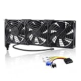 GDSTIME GPU Lüfter 3 x 92mm PCI Grafikkarten Lüfter PCI Kühlfan VGA Kühlung 3 pin 4 pin unterstützt 5v 7v 12v für Computer Hauptplatine Audio Video