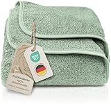 LAYNENBURG Premium Frottee Decke 150x200 cm - 100% Baumwolle - dünne & leichte Sommerdecke - Baumwolldecke als Sofa-Decke & Bettdecke - Frottierdecke & kühlende Sofa-Decke (Mint-grün)