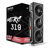 XFX Speedster MERC319 RX 6950XT Gaming-Grafikkarte mit 16GB GDDR6 HDMI 3xDP, AMD RDNA 2 - RX-695XATBD9, schwarz