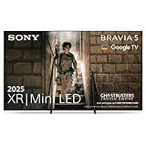 Sony BRAVIA 5 XR Mini-LED 75 Zoll Fernseher (K75XR55), AI XR-Prozessor, akustisches Multi-Audio, Dolby Vision/Atmos, IMAX Enhanced, Google TV (2025), Google Cast, Apple AirPlay 2, Game Menu, Smart TV