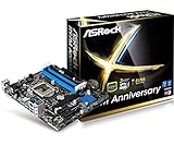 Asrock H97M ANNIVERSARY Mainboard Sockel 1150 (Micro ATX, Intel H97, DDR3 Speicher, USB 3.0, SATA III)