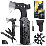 WayinTop Werkzeug Geschenke für Männer, Taschenwerkzeug Multi-Tool Hammer Axt mit Zange Klappmesser Schraubendrehe, Flaschenöffner, Multifunktionswerkzeug für Camping Notfall und Überleben im Freien