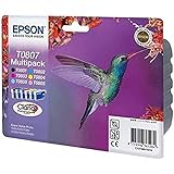 Epson T0807 Multipack – Druckerpatrone – 1 x Schwarz, Gelb, Cyan, Magenta, helles Magenta, helles Cyan