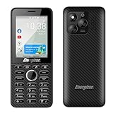 Energizer E288S – Entsperrtes 4G-Mobiltelefon mit KaiOS – 2,8' Display – Dual-SIM – 4GB Speicher + 512MB RAM – 2000mAh Akku – GPS, WLAN, Whatsapp, Facebook – USB-C – Schwarz