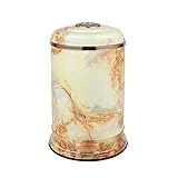 ZHCHAO Mülleimer aus Metall aus Edelstahl, Mülleimer mit Fußpedal, Mülleimer für Zuhause, dekorativ