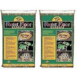 Croci Zoo Med CM-8E Forest Floor, 8.8 L, Zypressen Mulch Bodengrund für Terrarien (Packung mit 2)