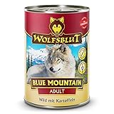 Wolfsblut - Blue Mountain - 6 x 395 g - Wildfleisch - Nassfutter - Hundefutter - Getreidefrei