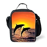 Amzbeauty Lunchtasche für Kinder, isoliert, zum Einfrieren, quadratisch