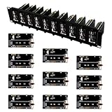 GeeekPi 19 Zoll 2U Rack-Halterung für Raspberry Pi 5, mit 10pcs PCIe auf M.2 NVMe SSD Adaptern, hält bis zu 10 Raspberry Pi 5 Boards, kompatibel mit 19 Zoll Server Rack
