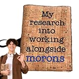 Lustige Notebook-Abdeckungen, lustige Notebook-Cover | Tagebuch-Cover, humorvolles Tagebuch-Cover für die persönliche Planung, liniertes A6-Notizbuch