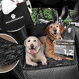 Fellgefährten Hundedecke Auto Rückbank | hochwertige Autoschondecke Hund Rücksitz mit optimierter Passform und weicher Decke | Rückbank Schutz Hund | Auto Hundedecke Rücksitz