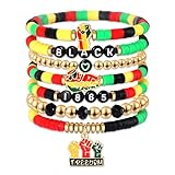 XOCARTIGE Surfer-Heishi-Armbänder für Frauen, stapelbar, Regenbogenfarben, Vinyl-Scheibe, Ton, Perlen, Stretch-Armbänder, elastische Schichtung, Freundschaftsarmbänder, Boho, Sommer, Strand, Schmuck,