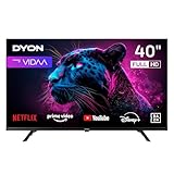 DYON Movie Smart 40 VX-2-40 Zoll (100 cm) Full-HD Smart TV mit HD Triple Tuner (DVB-C/-S2/-T2), App Store, Prime Video, Netflix, YouTube, DAZN, Disney+