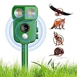 Ultraschall Katzenschreck 2024, Outdoor-Vertreiber für Tiere,USB, vertreibt Tiere im Freien wie Katzen, Ratten, Hunde, Vögel, Füchse, Solar-Ultraschall-Katzenvertreiber