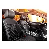 Heizkissen Autositz Auto 12v Heizkissen 12v Auto Autositzauflage Vordersitze Warm Motorrad Sitzheizung,Black-singleseat