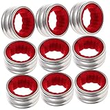 OFFSCH 9St Tropfstoppkragen Biertropfring Weinflaschenringe Weintropfstopper Weinbewahrer Kragenring edelstahlringe flaschenbürste Tropfhalsband für die Küche Flaschentropfring Schwamm