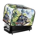 Vintage-Dampfloaster-Abdeckung, 2 Scheiben, Retro-Toaster, gemütlich, mit Tasche, schmutzabweisend, staubdicht, für kleine Geräte
