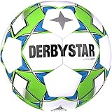Derbystar Unisex – Erwachsene Fußball Junior Light V23 Größe 4, Weiss grün, 4