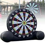 WYWY Aufblasbares Ziel für Outdoor-Fußball-Darts, inklusive 8 Bällen und 370-W-Lüfter, riesiges Spiel, perfekte riesige aufblasbare Fußball-Dartscheibe für riesige Hofspiele, riesige aufblasbare