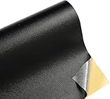 BetterJonny Leder-Reparaturflicken, 30 x 137 cm, selbstklebend, für Sofas, Autositze, Bootssitze, Stühle (schwarz)