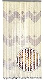 Kobolo Türvorhang Perlenvorhang Insektenvorhang Flow 55 Stränge 110x210 cm - rechteckig - Zimmertüren, Balkon/Terrassentür