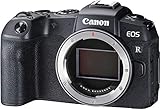 Canon EOS RP Systemkamera - mit Vollformat-Sensor + Adapter EF-EOS R (spiegellos, 26,2 MP, 7,5cm (3 Zoll) Clear View LCD II Display, Digic 8, 4K Video, WLAN, Bluetooth), schwarz