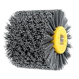 Schleifbürsten für Holz #120 Körnung Nylonbürste für Winkelschleifer Bohrmaschine Borstenbürste Holz zum Entgraten Entrosten Schleifen und Polieren (120 Körnung)