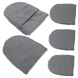 MOLUCKFU 5 Stück Autoschwämme Polierpads Oval Ergonomisch Weich Kratzerentfernung Strapazierfähig Für Autopflege und Wachsen Fahrzeugpflege Zubehör