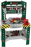 Theo Klein 8574 Bosch Werkbank 77-teilig | Mit Schraubendreher und -schlüssel, Zange, Hammer und vielem mehr | Arbeitsplatte mit Lernfunktion | Maße: 57cmx35cmx86cm | Spielzeug für Kinder ab 3 Jahren