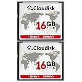 Cloudisk Pack von 2 Compact Flash Card (16GB)