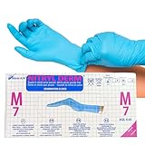 EFFENNE group - 100 Nitrilhandschuhe Größe M, für Reinigung und medizinische Anwendung, Einweghandschuhe, Nitrilhandschuhe M, widerstandsfähige Nitrilhandschuhe, Einweghandschuhe, Haushaltsreiniger,