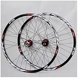 Fahrrad Laufradsatz Fahrradradsatz 26 27.5 29 Zoll MTB Doppelwandige Leichtmetallfelgen Scheibenbremse Fahrradräder QR Kassette Fiywheel Hubs Abgedichtetes Lager 7-11 Geschwindigkeit 32H